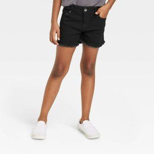 Girls' Jean Shorts Cat & Jack Black Medium